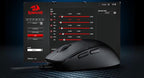 Redragon M817 Wired Gaming Mouse – 24,000 DPI Optical Sensor, 5 Programmable Buttons, Ergonomic Design, 37g Ultra-Lightweight