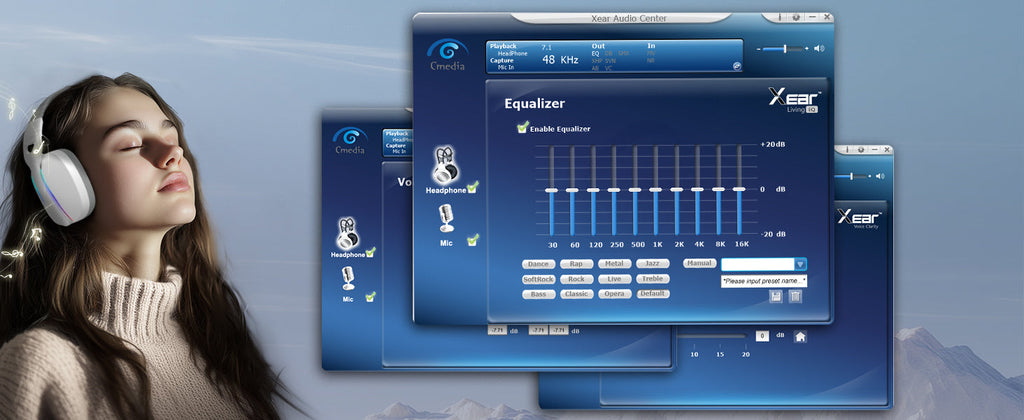 MAMBASNAKE x ATTACK SHARK L90 RGB Wireless Gaming Headset – Triple Mode, Foldable, Detachable Mic