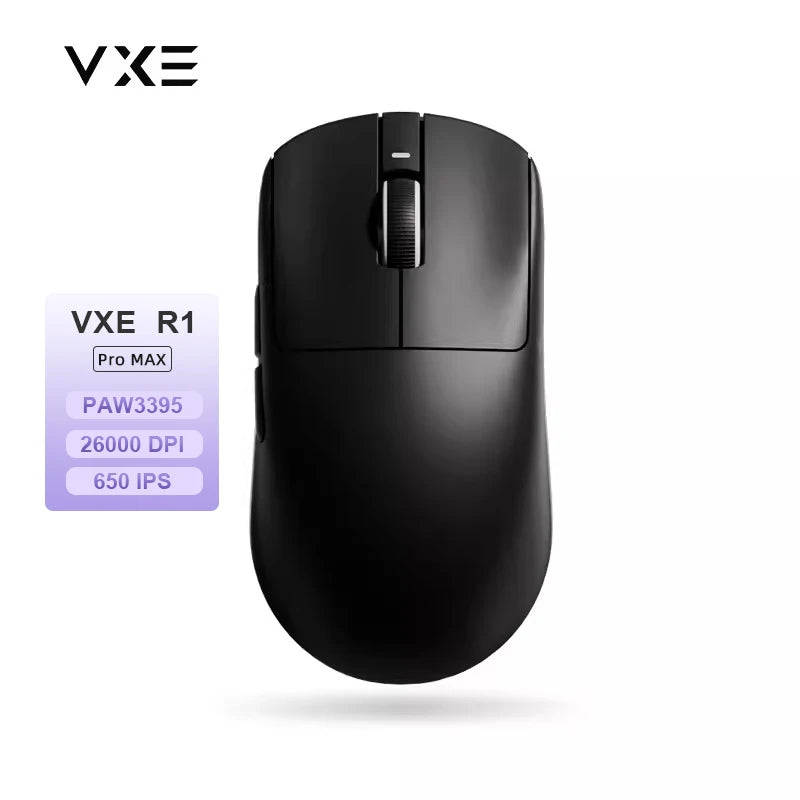 ATK VXE Dragonfly R1 Pro MAX Esports Wireless Gaming Mouse – PAW3395 Sensor, Rechargeable, Lightweight Custom FPS Mouse, Ideal for CS:GO