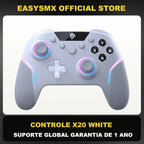 EasySMX X20 Wireless Gamepad Enhanced Controller Compatible with PC/NS/TV/Phone/Laptop, Hall Micro Triggers Joystick RGB Effect