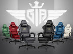 Gtplayer Gaming Chair Fabric with Pocket Spring Cushion, Big and Tall Gaming Chair 350Lbs High Back Computer Chair