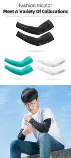 ROCKBROS Ice Silk Gaming Arm Sleeves – Breathable Cooling Arm Cover, Lightweight, Sweat Control for PC & Console Gamers