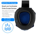 Professional Wired Gaming Headset – LED Light, Bass Stereo Sound, Mic for PC/PS4/PS5/Xbox