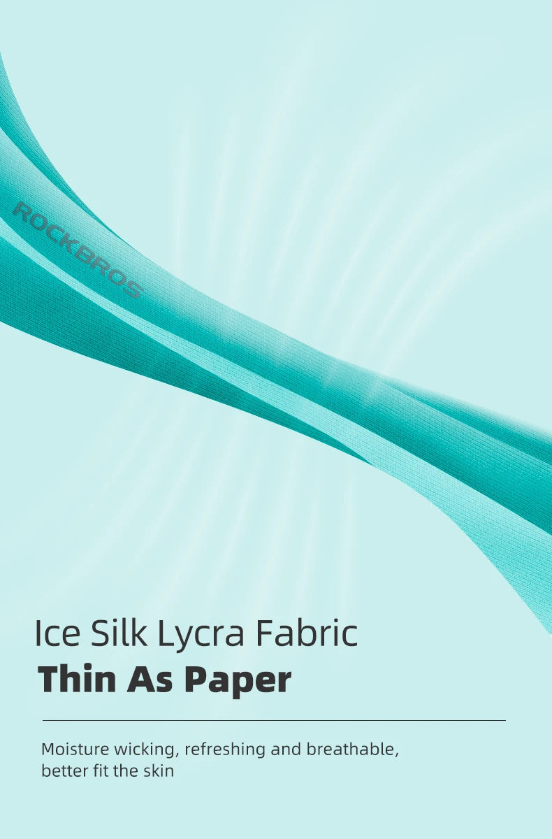 ROCKBROS Ice Silk Gaming Arm Sleeves – Breathable Cooling Arm Cover, Lightweight, Sweat Control for PC & Console Gamers