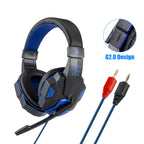 Professional Wired Gaming Headset – LED Light, Bass Stereo Sound, Mic for PC/PS4/PS5/Xbox