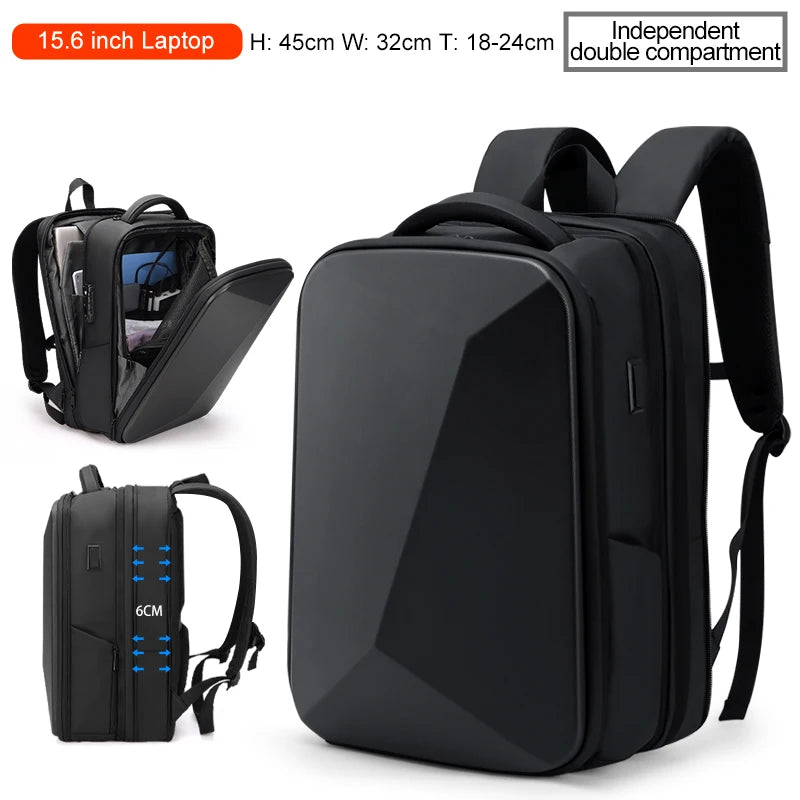 Fenruien Anti-Theft Laptop Backpack - Waterproof, USB Charging, Business Travel Backpack