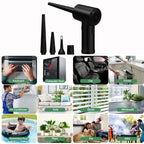 Cordless Air Duster Electric 51000RPM Wireless Dust Gun Compressed Air Blower Powerful Hair Dryer Computer Keyboard Cleaning