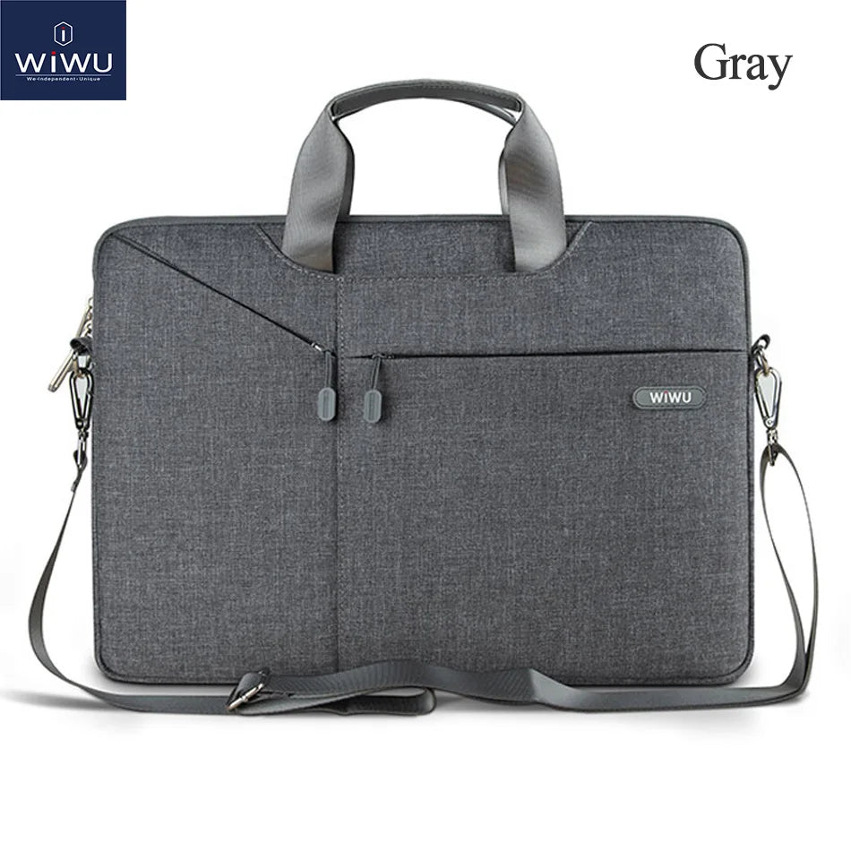 WiWU Waterproof Laptop Bag 13.3-16 Inch - Compatible with MacBook Air 13, Lenovo & Xiaomi 14 Inch