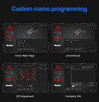 Redragon Storm M808 RGB USB Wired Gaming Mouse – Ultra-Light Honeycomb Design, 12,400 DPI, Programmable, for PC & Laptop