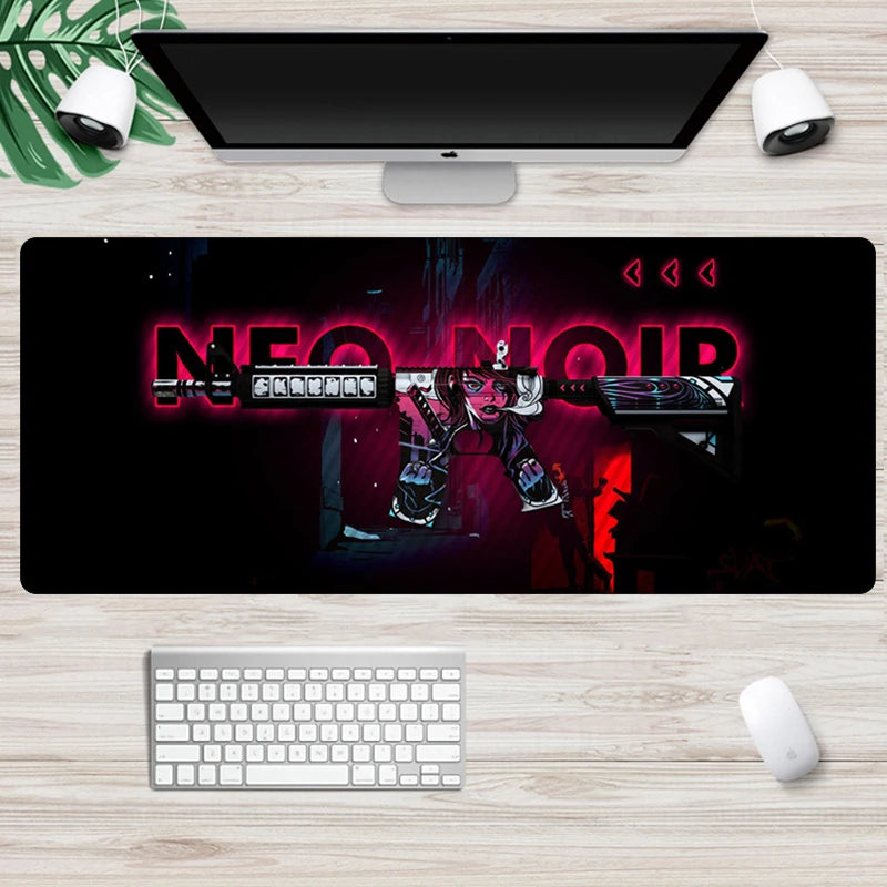 Large Game Mouse Pad 80x30cm CS GO Gaming Counter Strike Mousepad Non-Skid Locking Edge Keyboard Desk Mat Computer Pad