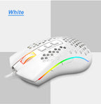 Redragon Storm M808 RGB USB Wired Gaming Mouse – Ultra-Light Honeycomb Design, 12,400 DPI, Programmable, for PC & Laptop