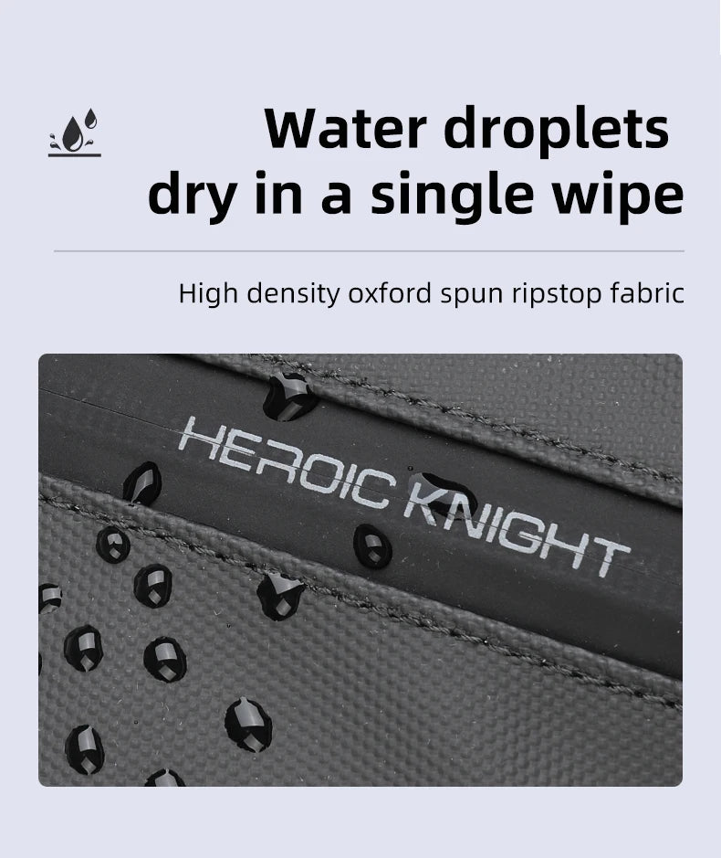 HcanKcan Men's Waterproof Business Backpack - 15.6 Inch Laptop Bag with Large Capacity for Travel, Work & School