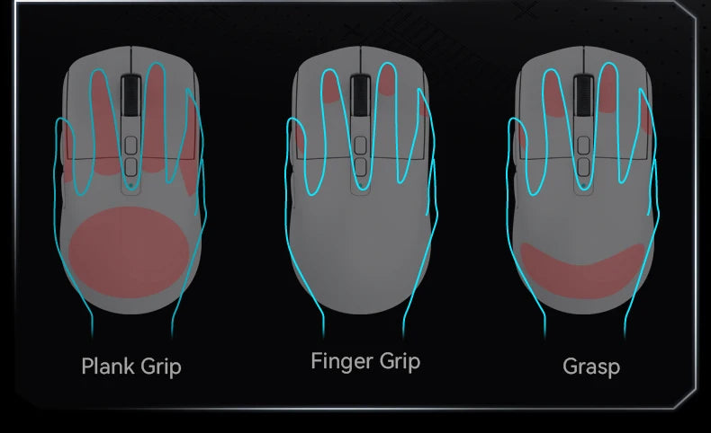 Attack Shark X6 Lightweight Gaming Mouse – Up to 26K DPI, RGB Backlight, Wireless 3-Mode Connection, Charging Base, for Laptop & Desktop