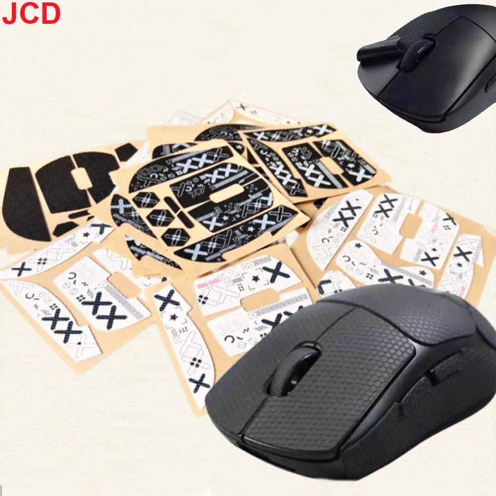 JCD Mouse Grip Tape Skate Sticker Non Slip Lizard Skin Suck Sweat For Razer Viper Ultimate DeathAdder V2 PRO Mini Wireless Mouse