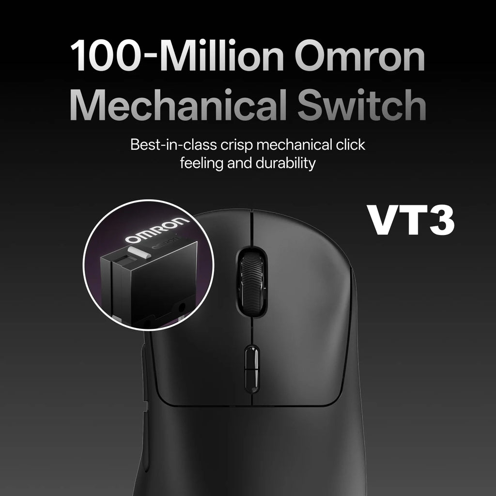 Rapoo VT3Pro GEN-1 Wireless Gaming Mouse – 59g Lightweight, 8KHz Polling Rate, 26,000 DPI, 9 Programmable Buttons