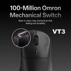 Rapoo VT3Pro GEN-1 Wireless Gaming Mouse – 59g Lightweight, 8KHz Polling Rate, 26,000 DPI, 9 Programmable Buttons