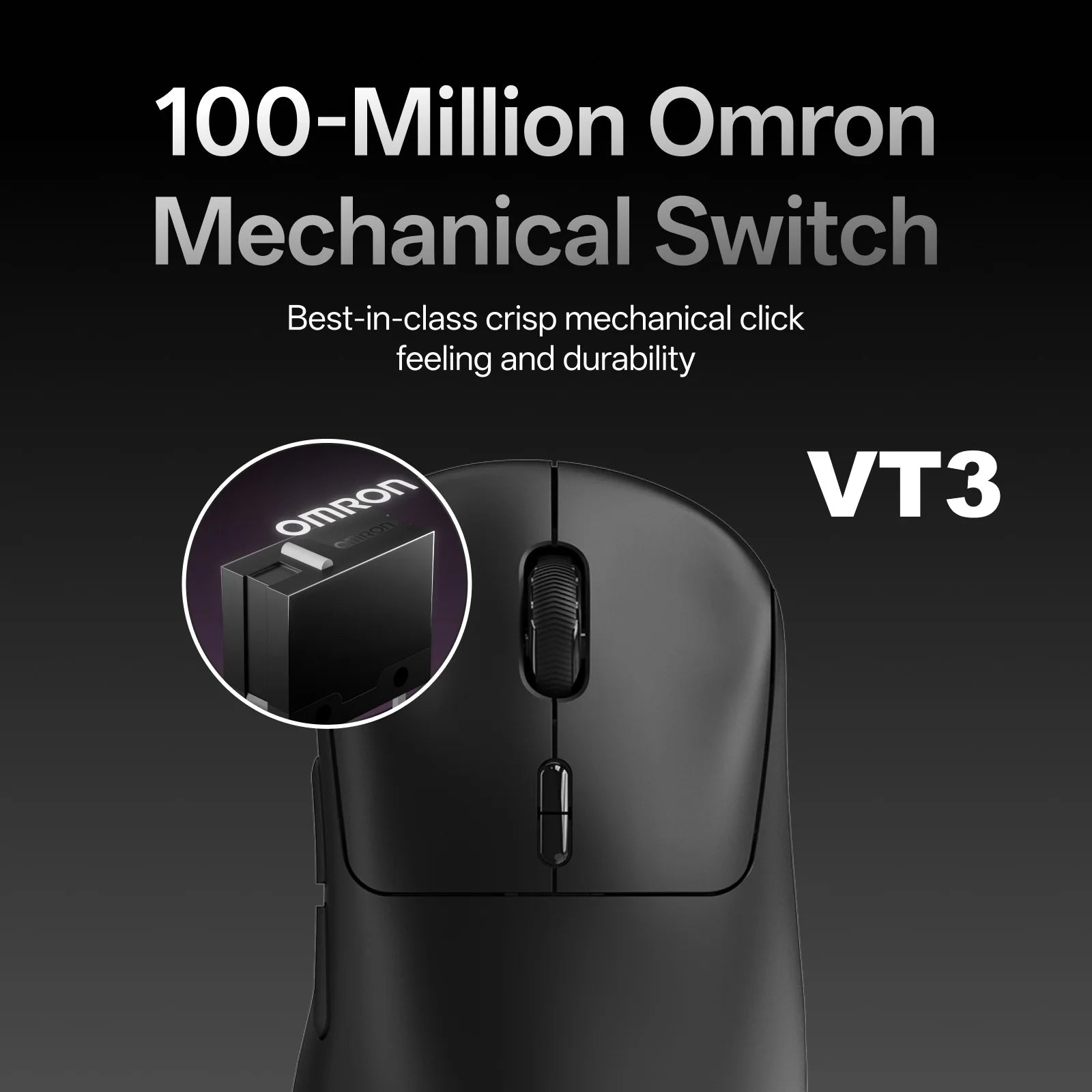 Rapoo VT3Pro GEN-1 Wireless Gaming Mouse – 59g Lightweight, 8KHz Polling Rate, 26,000 DPI, 9 Programmable Buttons