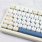 MOG Soy Milk Keycaps – XDA / Cherry / OEM Profiles, PBT, for Cherry MX Switch Gaming Mechanical Keyboard 68 / 75 / 82 / 98 / 104 Layouts