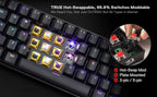 Redragon K530 Pro Draconic Mechanical Keyboard – 61 Keys (60%), Wireless RGB, Hot-Swap Socket, Bluetooth / 2.4GHz / Wired 3-Mode