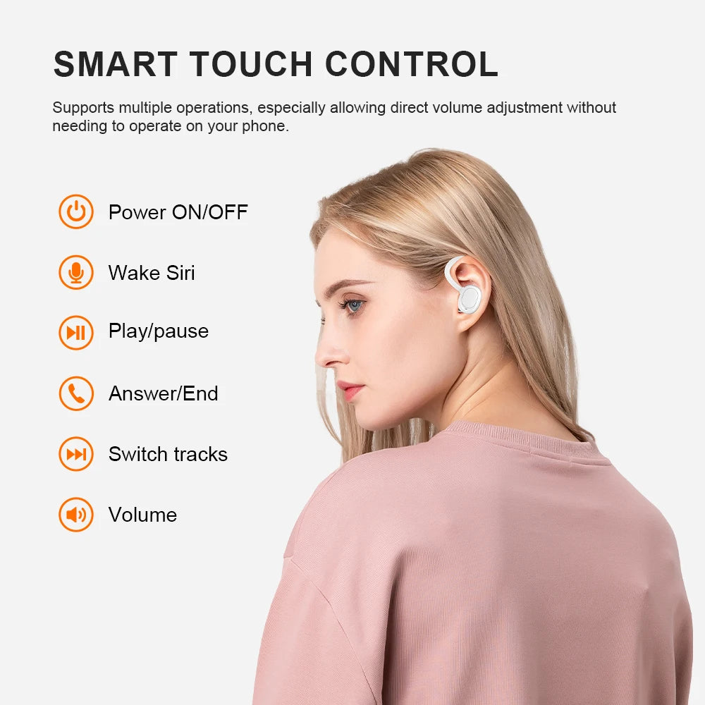 Original Sony SP180 True Wireless Bluetooth Ear-Hook Headphones | Hi-Fi Sports Music Headset with Microphone