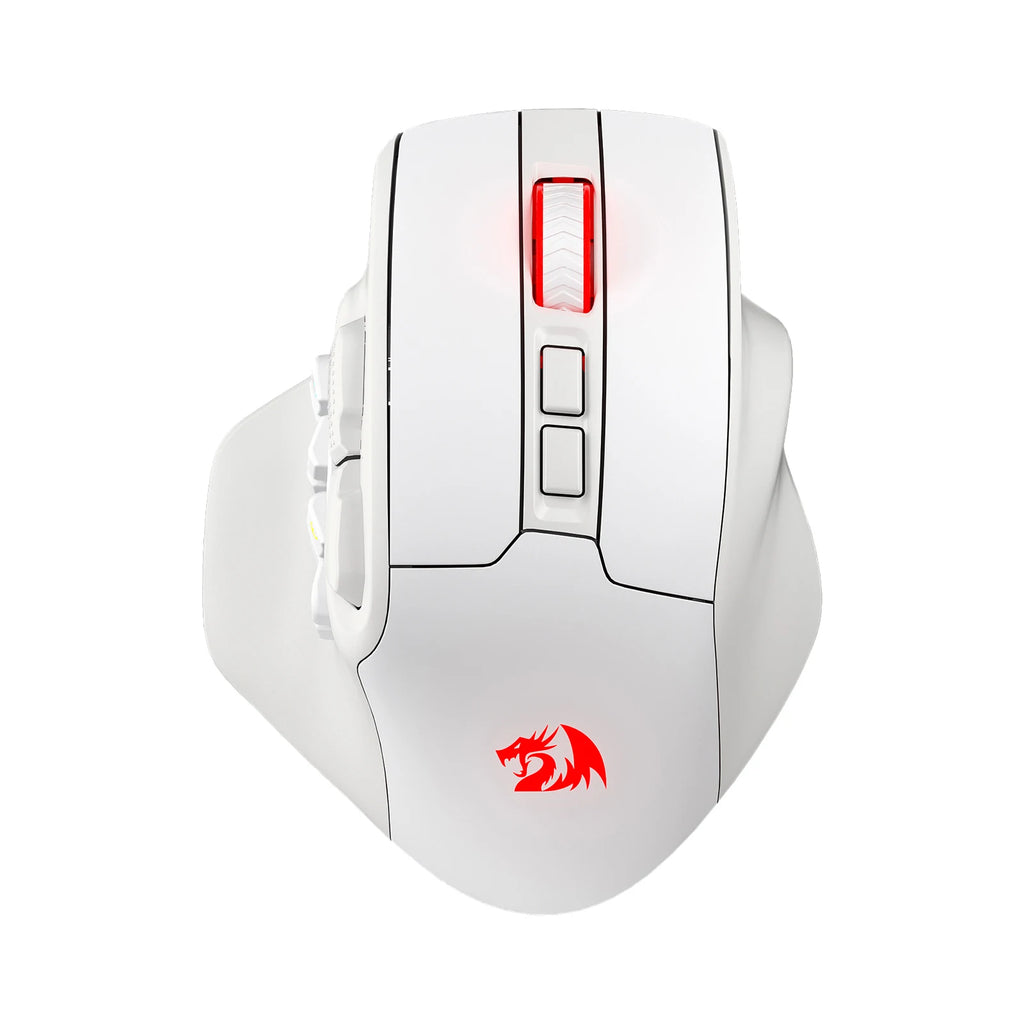 Redragon M811 PRO Wireless MMO Gaming Mouse – RGB Gamer Mouse with 15 Programmable Buttons & 10 Side Macro Keys