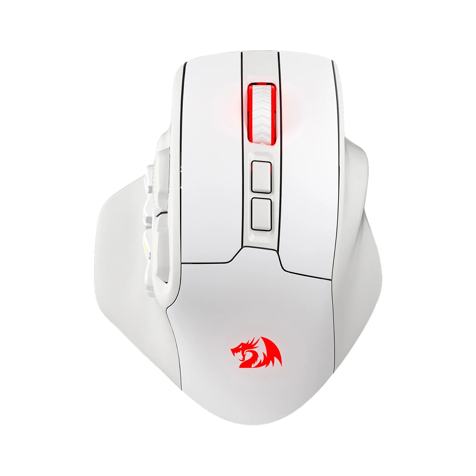 Redragon M811 PRO Wireless MMO Gaming Mouse – RGB Gamer Mouse with 15 Programmable Buttons & 10 Side Macro Keys