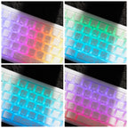 XVX Spider Web Keycaps – OEM Profile, Shine-Through IMD-Tech Keycap Set, 118 Keys, Black Backlight (Keycaps Only)