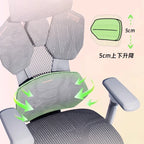 Nordic Luxury Gaming Chair - Ergonomic, Pink, Comfortable Bedroom/Office Designer Furniture