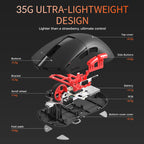 DAREU Dual-Mode Gaming Mouse – 8KHz Polling, 2.4G Wireless & Wired, 35g Lightweight, 30,000 DPI, AIM-750 Sensor