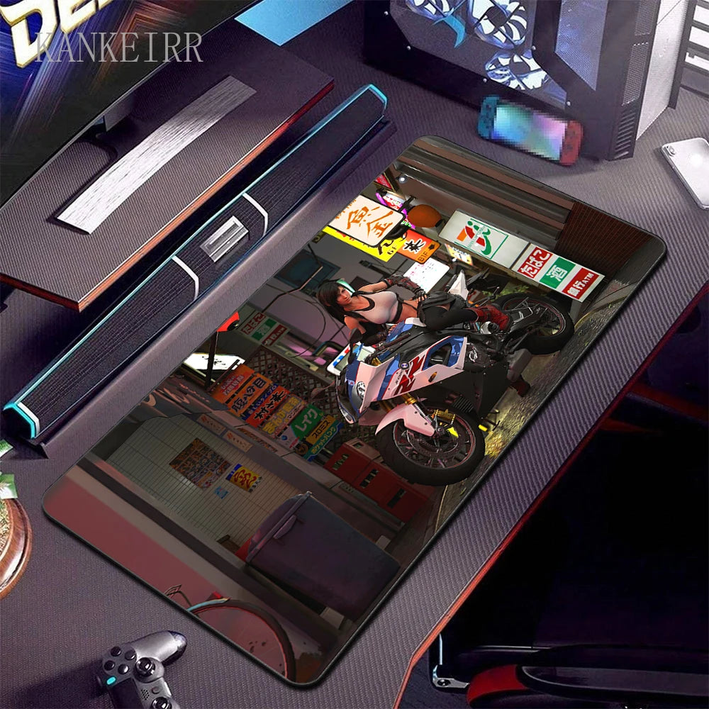 Final Fantasy 7 Large Gaming Mouse Pad Computer Laptop Mousepad Keyboard Pads Desk Mat PC Gamer Mouse Mat XXL Office Mausepad