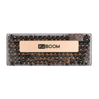 KiiBOOM Phantom 98 Mechanical Keyboard – 98 Keys, Hot-Swappable, Wired / Bluetooth 5.0 / 2.4GHz Wireless, Acrylic Case, Gasket Mount