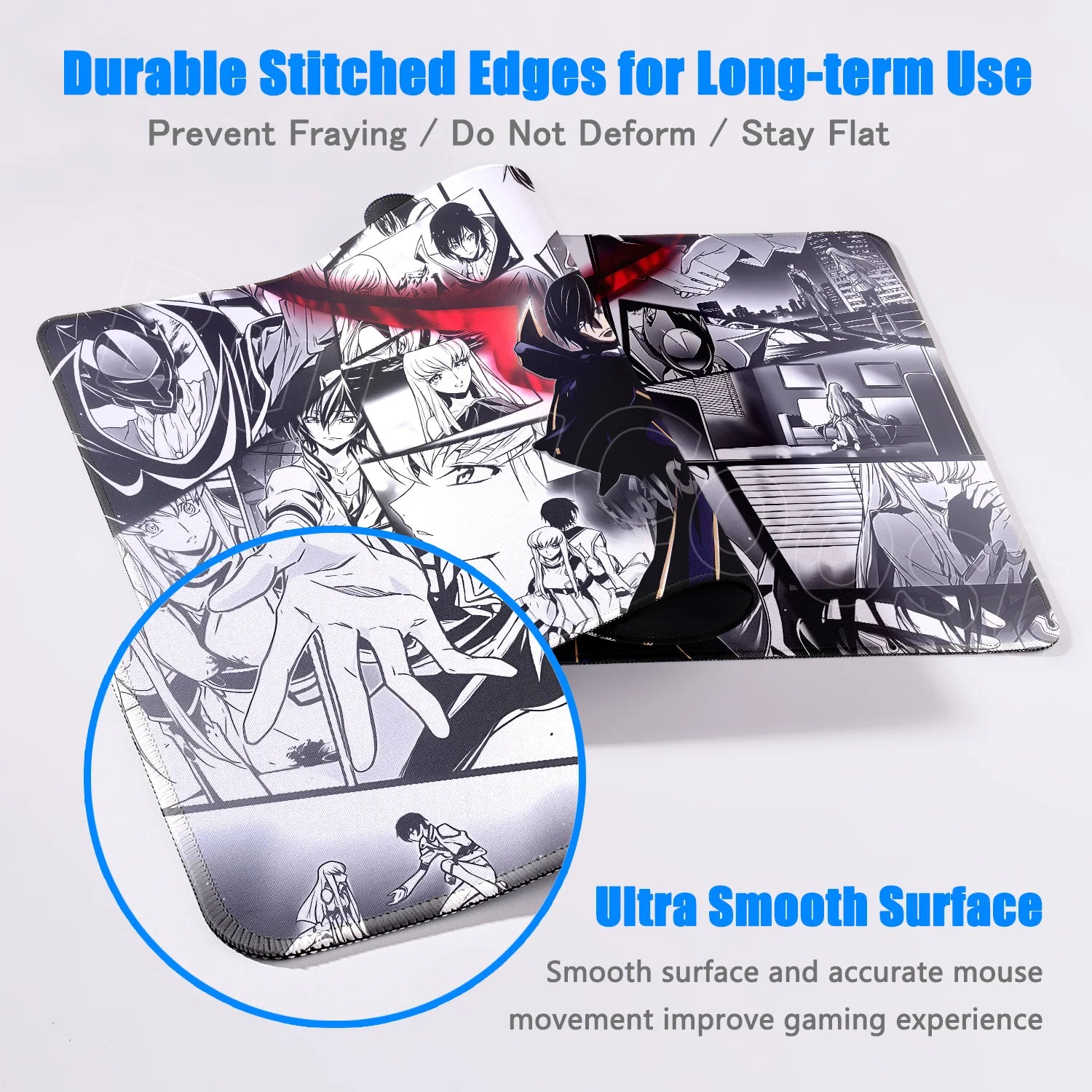 Large Anime Code Geass Mousepad Laptop Gaming Mouse Pad Pc Accessories Deskmat Keyboard Desk Mat Protector Pretty C.C. Mause Pad