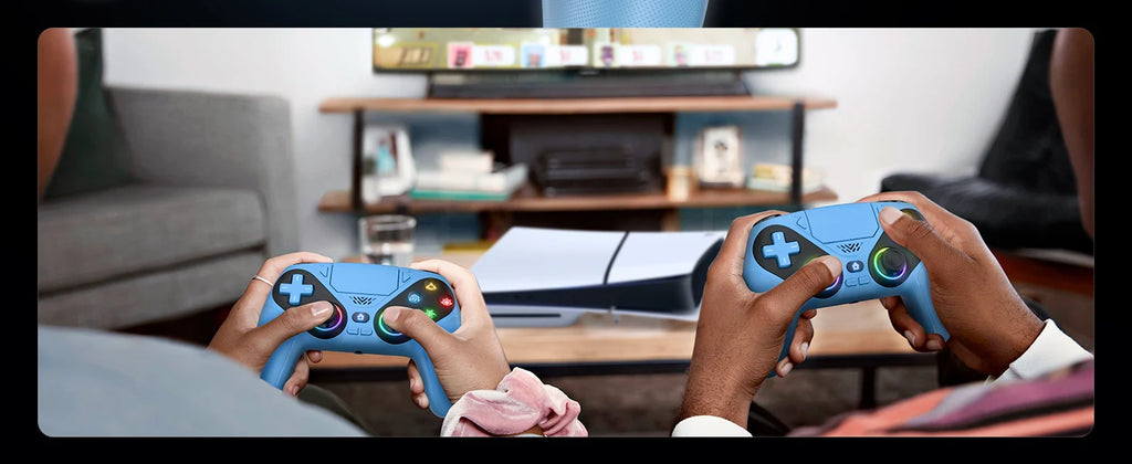 Controller for PS5/Playstion 5 Pro/Slim/PC Wireless Gamepad Hall Effect Trigger RGB Turbo Vibration Programmable Button Joystick