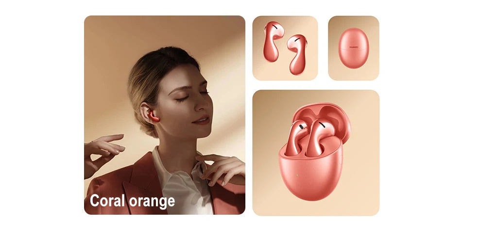 Huawei FreeBuds 5 TWS Wireless Bluetooth 5.2 Earphones | Hi-Fi LDAC Headset with Active Noise Reduction & IP54 Rating