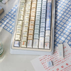 95 Keys Cherry Profile PBT Keycaps – Spark Conference Theme, for Gaming Mechanical Keyboard 61/64/68/75-Key Layouts, AULA F75 Compatible