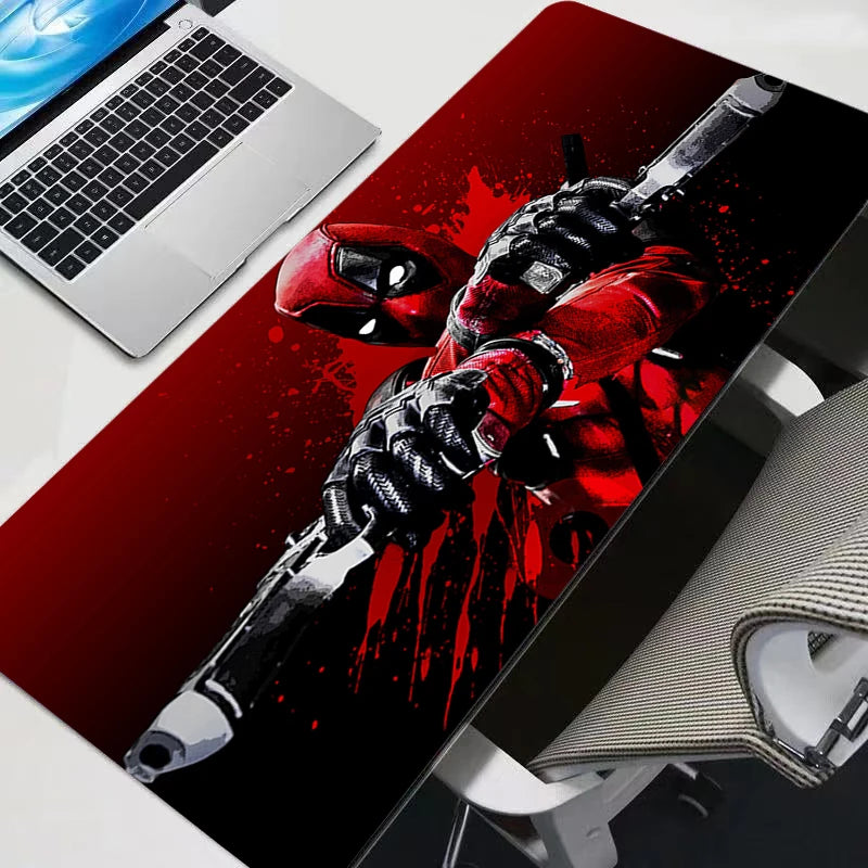 Mouse Pad Anime Gaming Accessories Varmilo Mousepads Keyboard Desk Mat Gabinete Gamer Carpet Mousepad Deadpool Mouse Mats