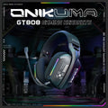 ONIKUMA Wireless Gaming Headset – 2.4G / Bluetooth / Wired, Bendable HD Mic, Soft Ear Pads