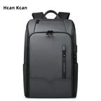 HcanKcan Men's Waterproof Business Backpack - 15.6 Inch Laptop Bag with Large Capacity for Travel, Work & School