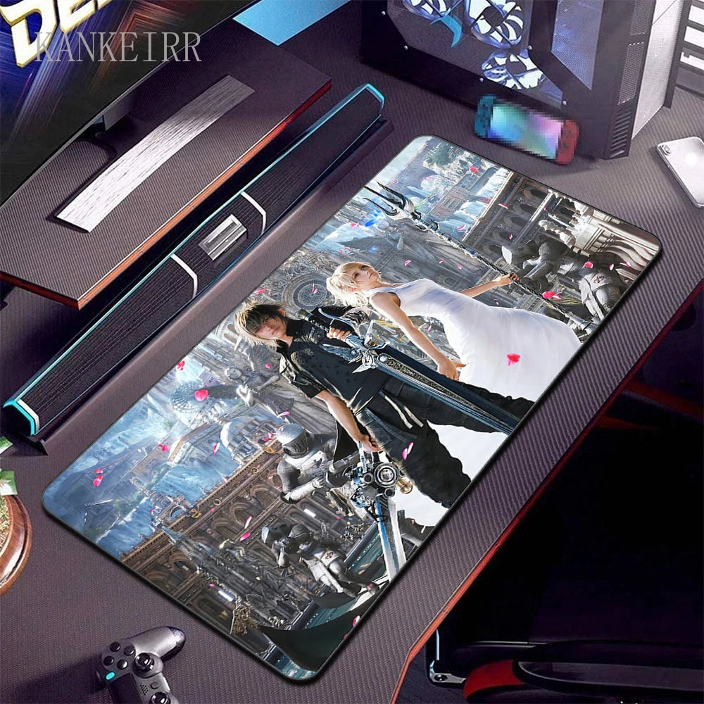 Final Fantasy 7 Large Gaming Mouse Pad Computer Laptop Mousepad Keyboard Pads Desk Mat PC Gamer Mouse Mat XXL Office Mausepad