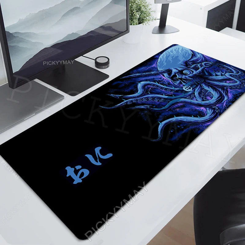 Octopus Locking Edge Mouse Mats Large Natural Rubber Mouse Pad Gaming Mousepads Gamer Mousepad Desk Pads Keyboard Mat 900x400