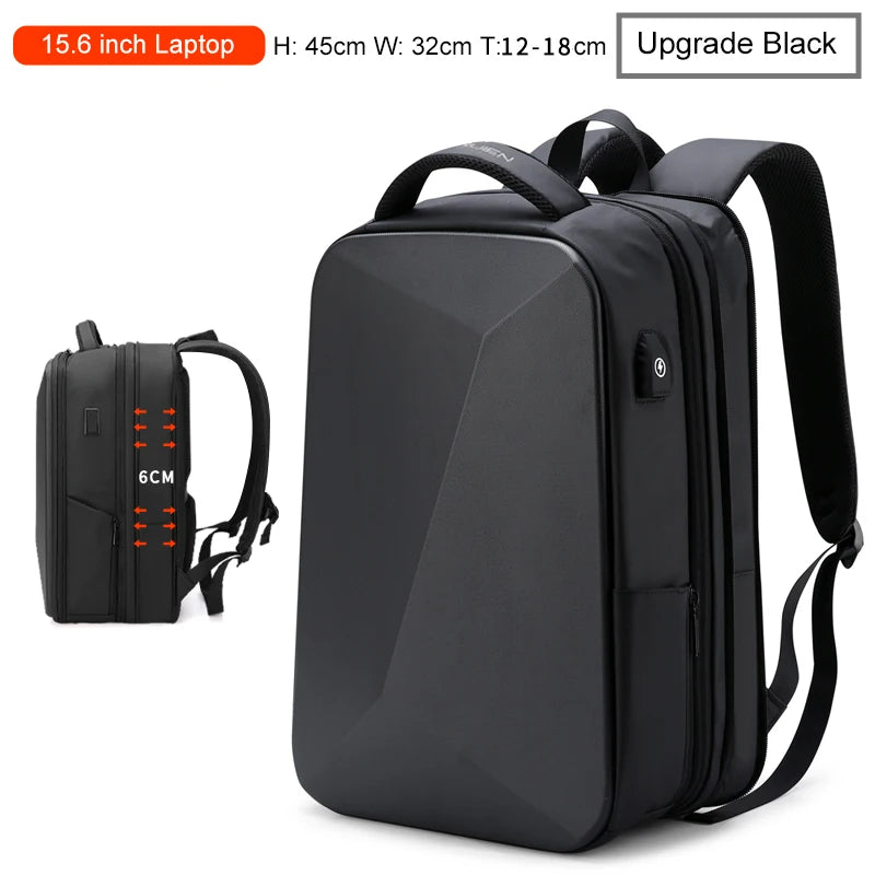 Fenruien Anti-Theft Laptop Backpack - Waterproof, USB Charging, Business Travel Backpack
