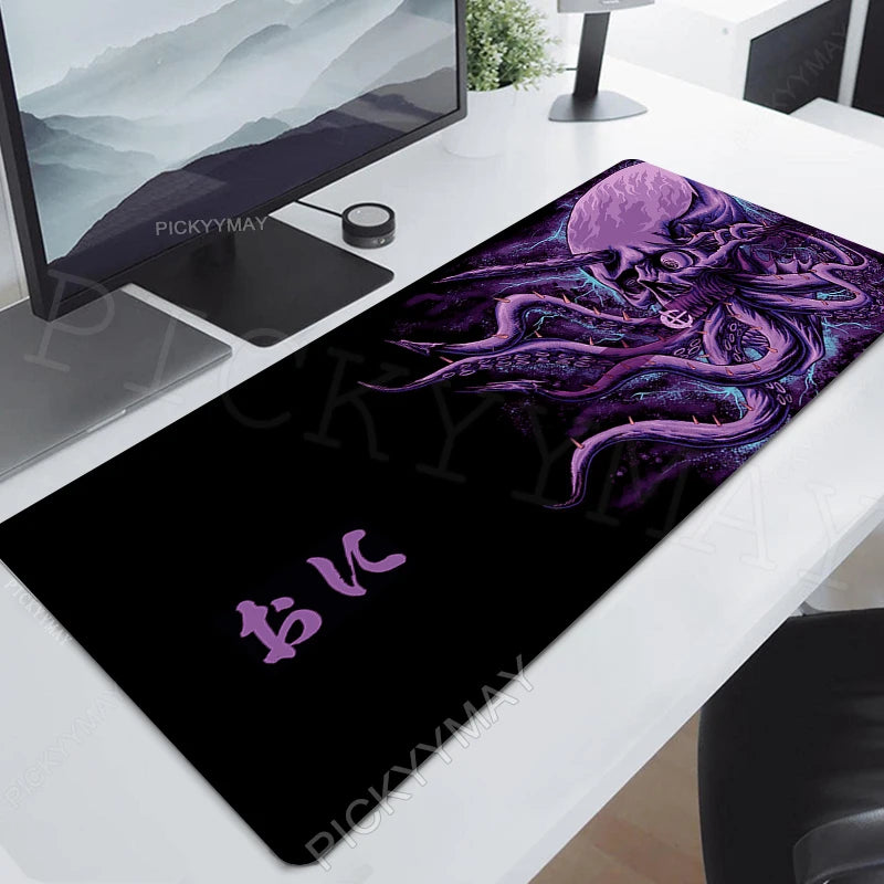 Octopus Locking Edge Mouse Mats Large Natural Rubber Mouse Pad Gaming Mousepads Gamer Mousepad Desk Pads Keyboard Mat 900x400