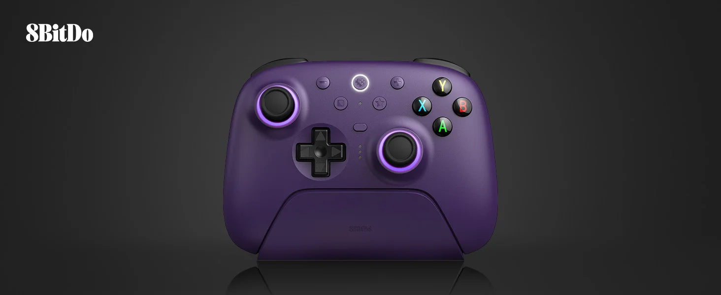 8BitDo Ultimate 2 Wireless Controller, Bluetooth/USB/2.4G Gamepad withTMR Joysticks、Charging Dock for PC,Windows 10,11, Android