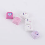 KiiBOOM × Elyxirine Digital Dreams (Pastel Y2K) Keycap Set – 144 Keys, MOA / Cherry Profile, for 60% / 65% / 75% / TKL / Full-Size Keyboards