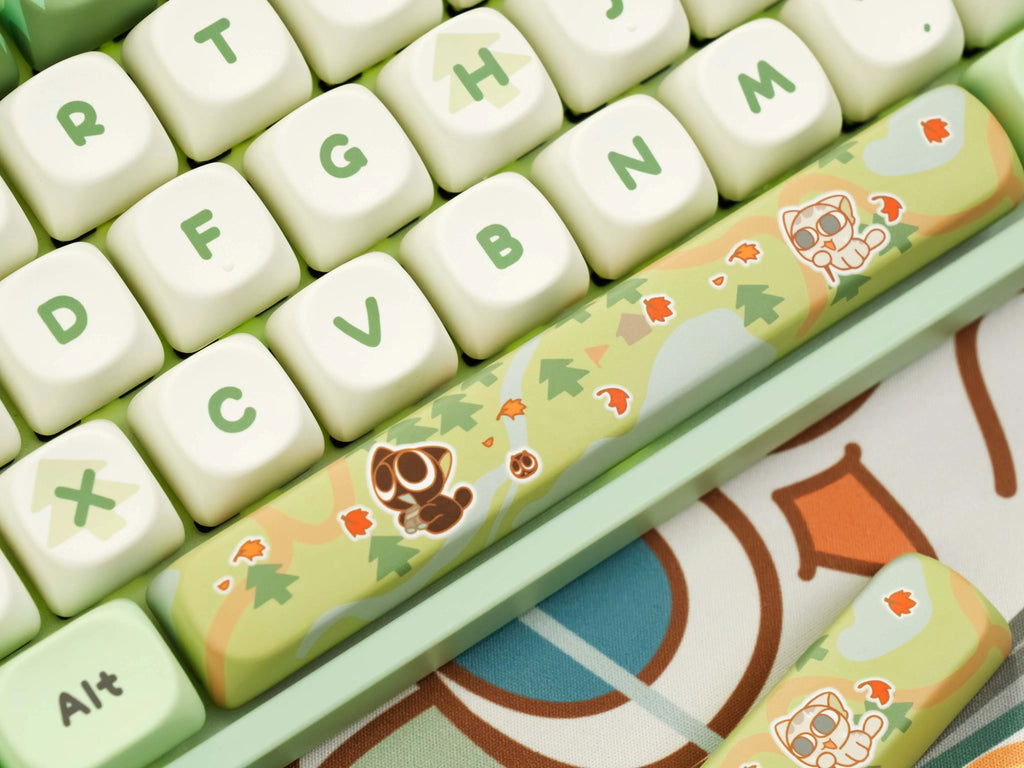 Akko 5108B Plus Mechanical Keyboard – Comic Theme, 100% Layout, Bluetooth / 2.4GHz / Type-C, Hot-Swappable, RGB Wireless