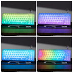 XVX Spider Web Keycaps – OEM Profile, Shine-Through IMD-Tech Keycap Set, 118 Keys, Black Backlight (Keycaps Only)