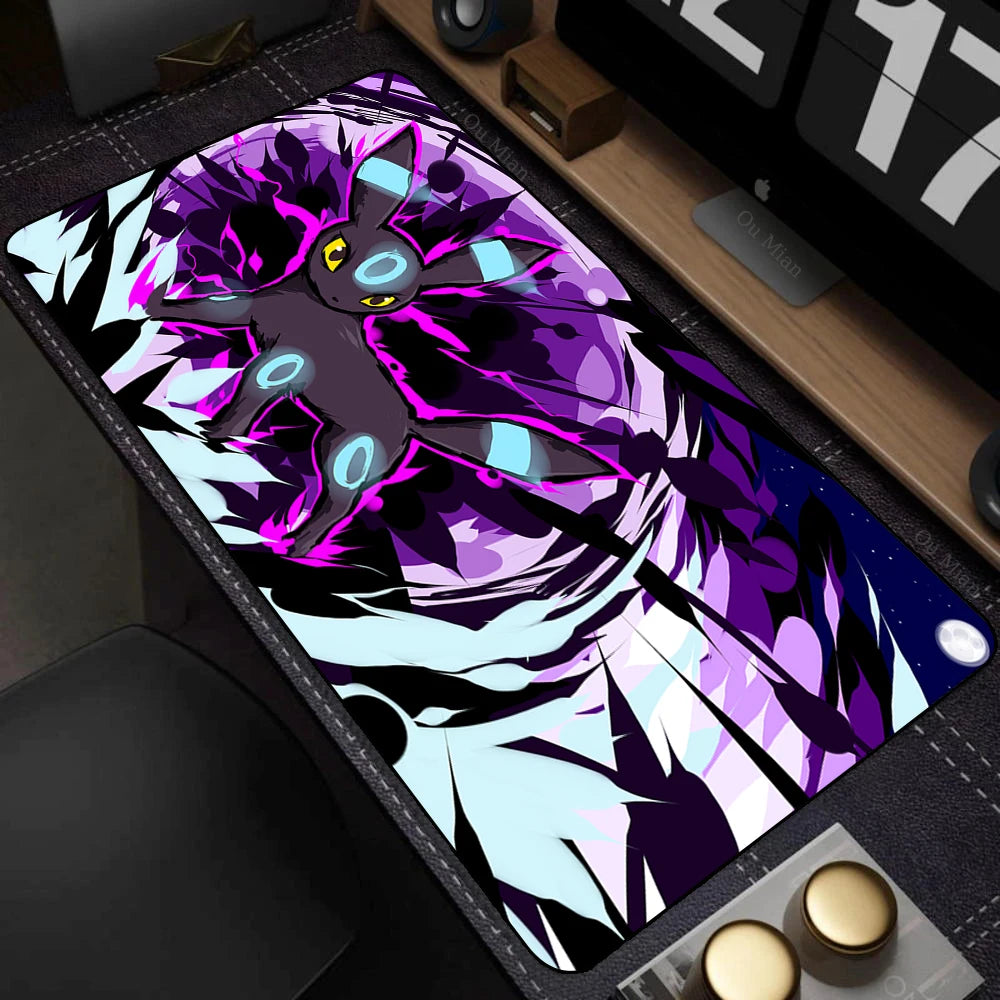 Elf Mousepad Kawaii P-pokemon Mousepad Table Playmat TCG CCG Mat Trading Card Game Mat Mouse Pad Gaming Play Mat 35x60CM