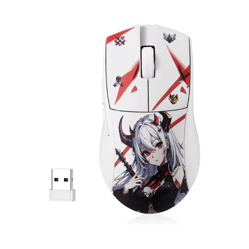 Redragon M916AK PRO Anime Edition Gaming Mouse – 3-Mode Wireless, 42g Ultra-Light, 26K DPI, Fully Programmable Buttons