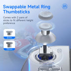 EasySMX S15 L/R Joypad Wireless RGB Controller Compatible with Nintendo Switch/OLED, Gyroscop, Amiibo, Hall Effect, For Pokemon