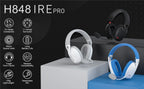 Redragon H848 Wireless Bluetooth Gaming Headset – Lightweight, 7.1 Surround Sound, 40mm Drivers, Detachable Mic